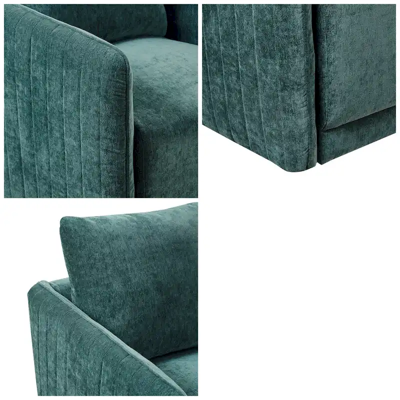 Madison Park Paloma Upholstered 360 Degree Swivel Chair
