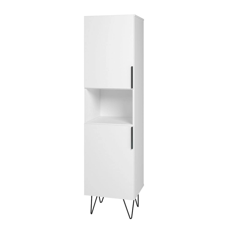Beekman 17.51 Narrow Bookcase Cabinet with 5 Shelves