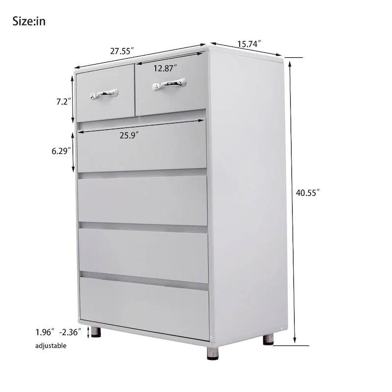 Nestfair Modern 6-drawer Dresser