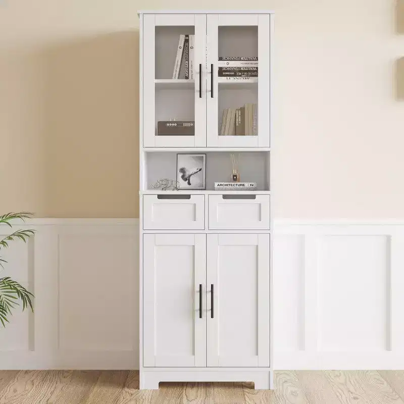 Freestanding Linen Cabinet