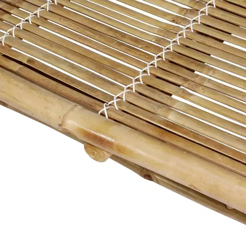 vidaXL Sunlounger Natural Bamboo Bamboo Extra Large