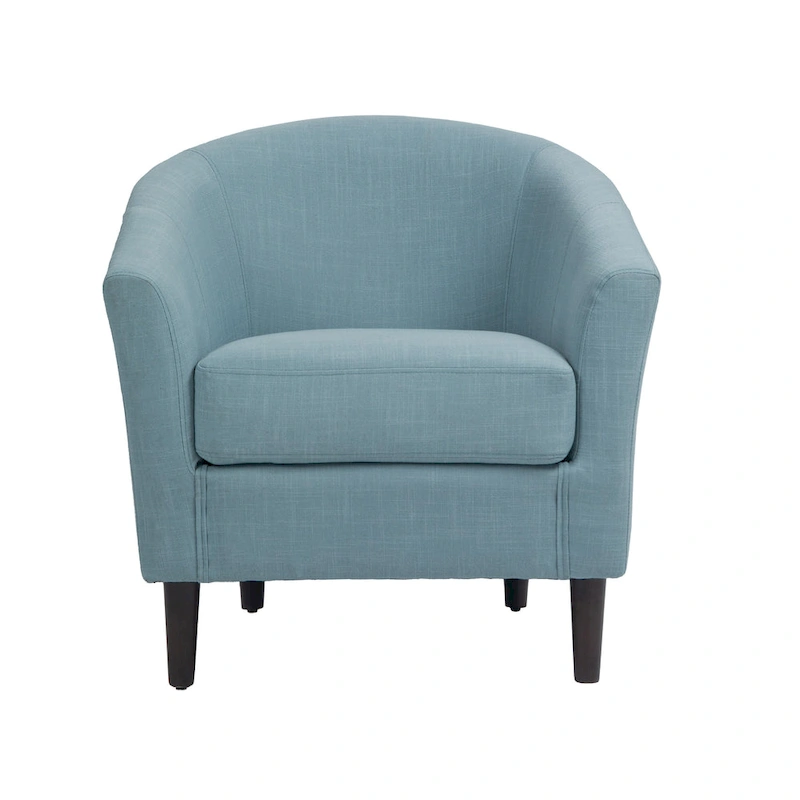 Modern Barrel Accent Chairs Cozy Armchair Club Chair