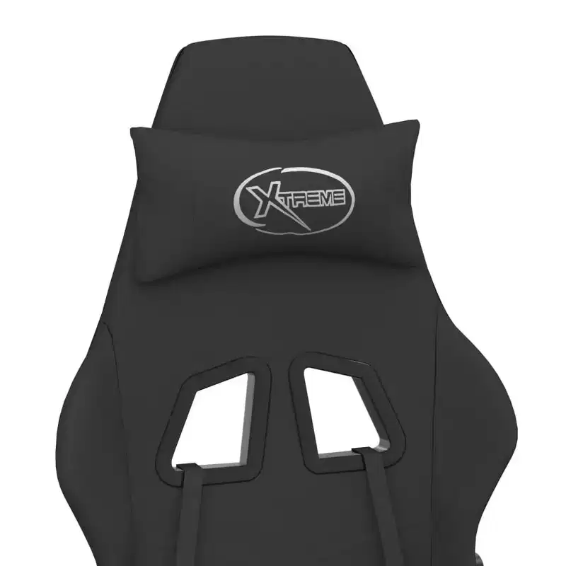 vidaXL Gaming Chair Black and Cream