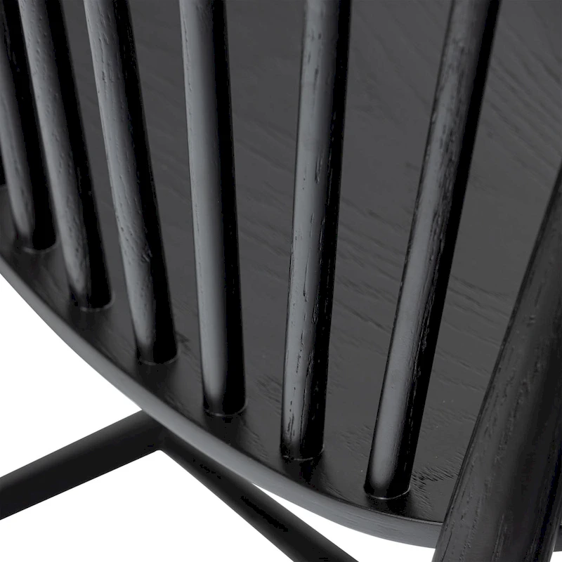Poly & Bark Ligna Dining Chair - Spindled Bark with Solid Wood Frame