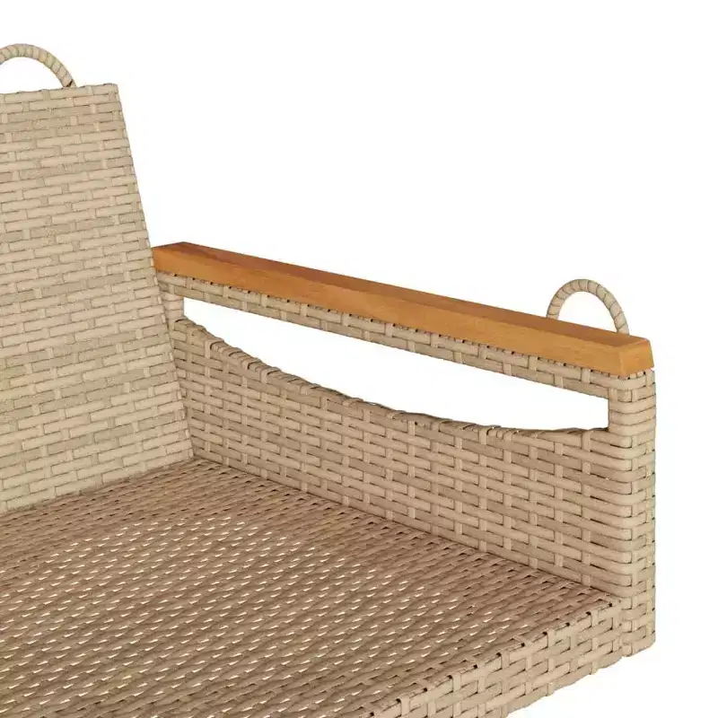 vidaXL Patio Swing Bench Beige