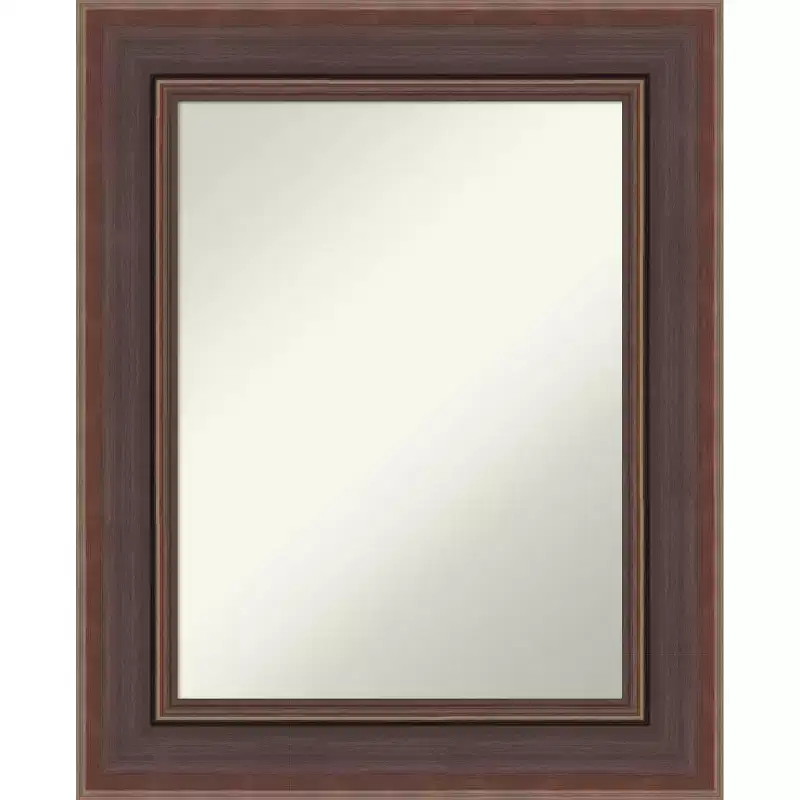 Non-Beveled Framed Bathroom Vanity Wall Mirror