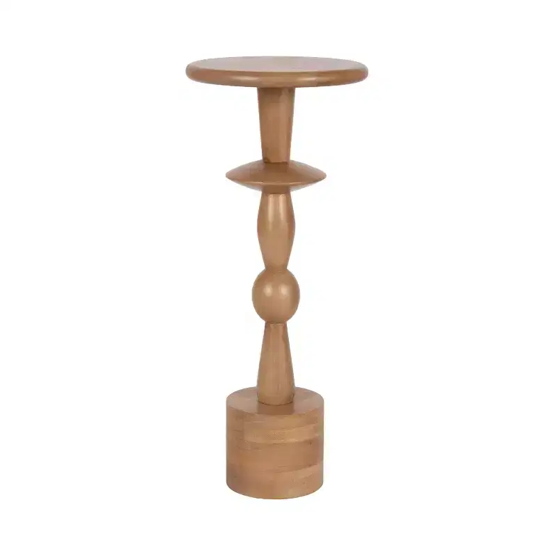 Round Drink Table, 9x9x22, Natural