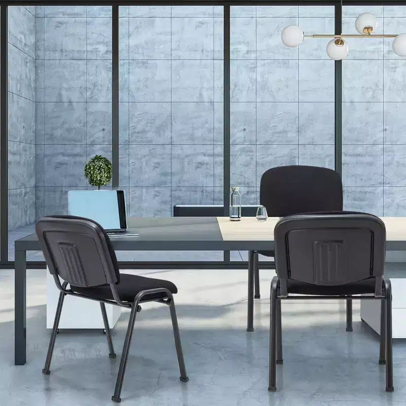Costway Office Guest Chair Stackable Reception Chair Waiting Conference Room
