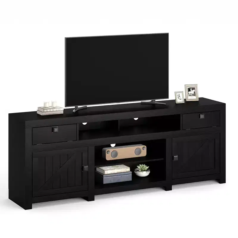 TV Stand for Tv Up to 80 Inches, Farmhouse Entertainment Center with Storage Drawer, Television Consoles Stands for Living Room, Bedroom