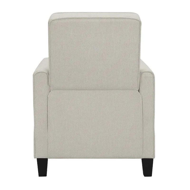 Traditional Fabric Welted Padded Recliner Chair