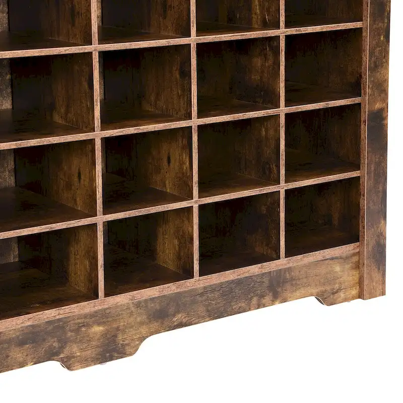 24-Cubby Shoe Storage Console