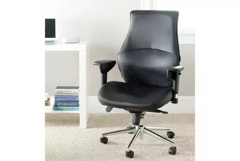 Height Adjustable Swivel Desk Chair - Black