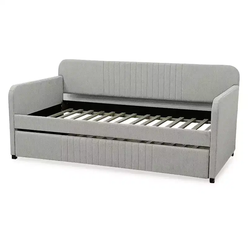 Twin Amelia Upholstered Daybed with Trundle Drawer