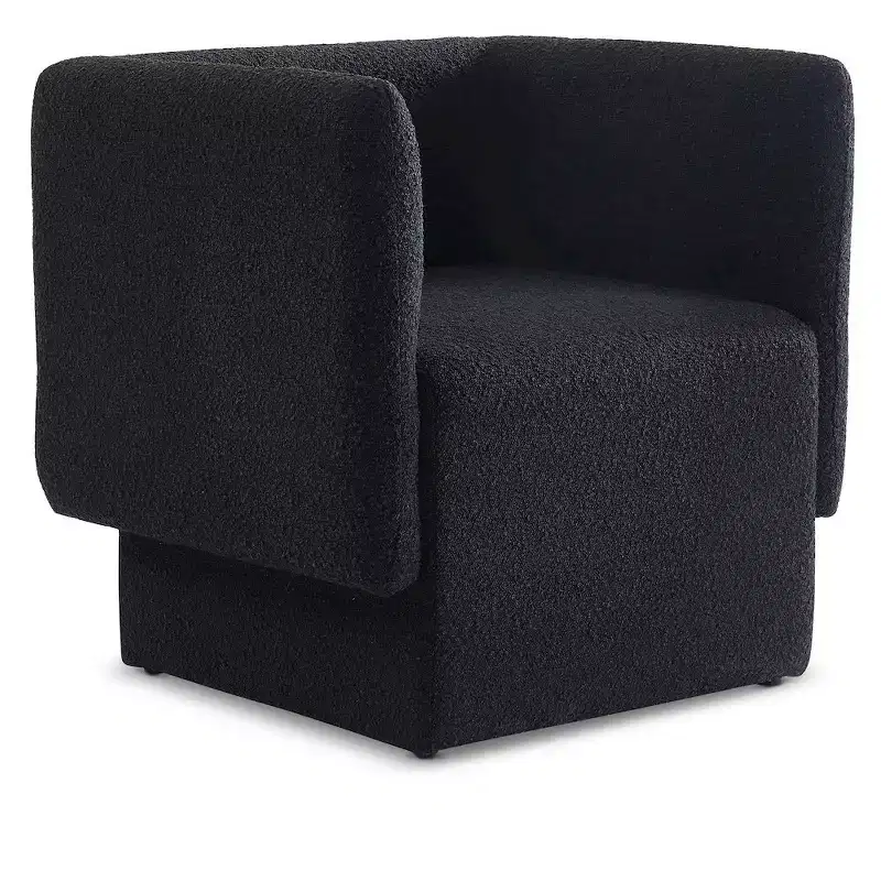 Meridian Furniture,Vera Boucle Fabric Accent Chair