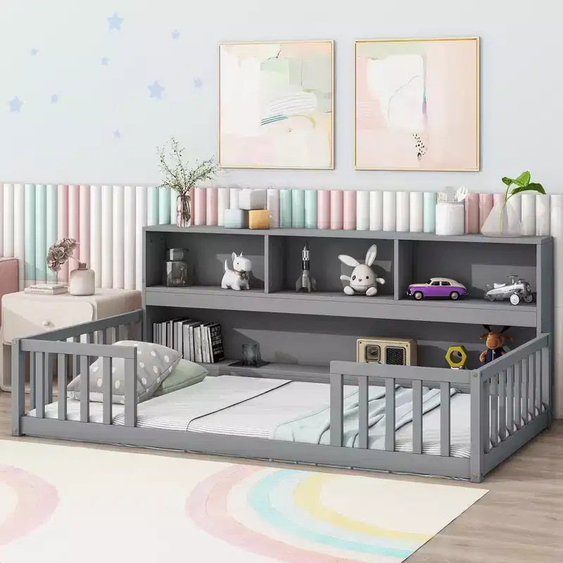 MAYEERTY Twin Bed Frame No Box Spring Needed Noise-Free Design Heavy-Duty Metal