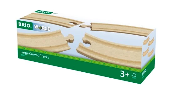 Large Curved Railway Tracks