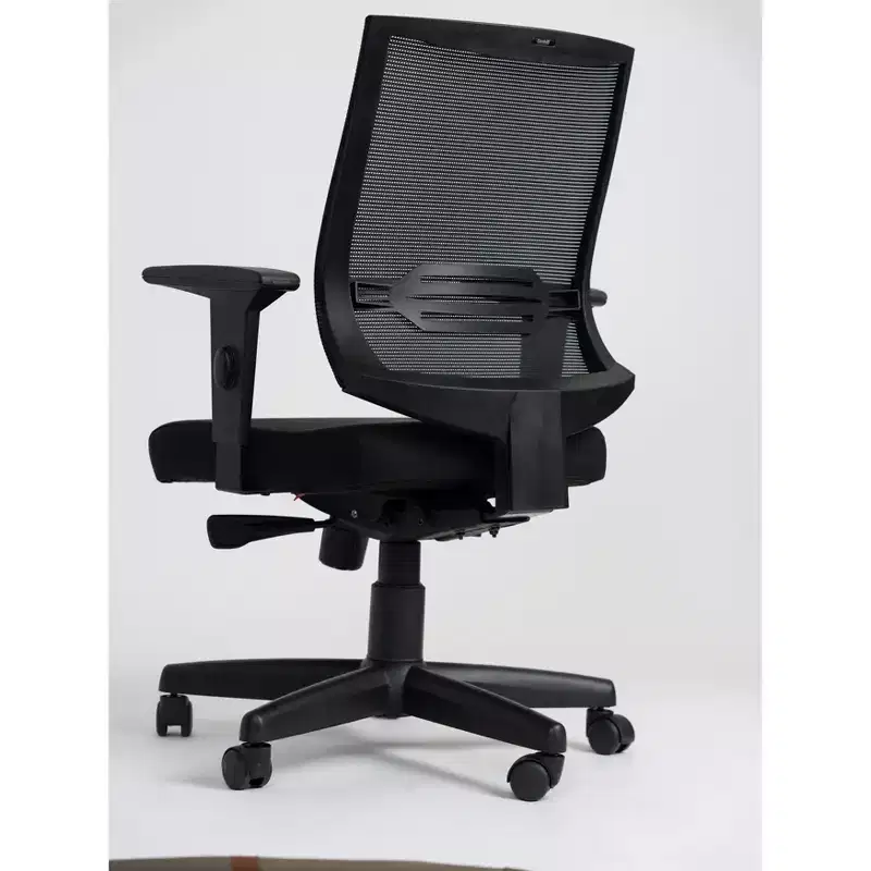 47 in Adjustable Height Ergonomic Office Chair with Adjustable Tilt, Brown Faux Leather