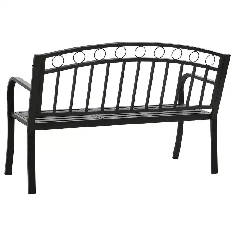 vidaXL Garden Bench Powder-coated steel Medium Durable