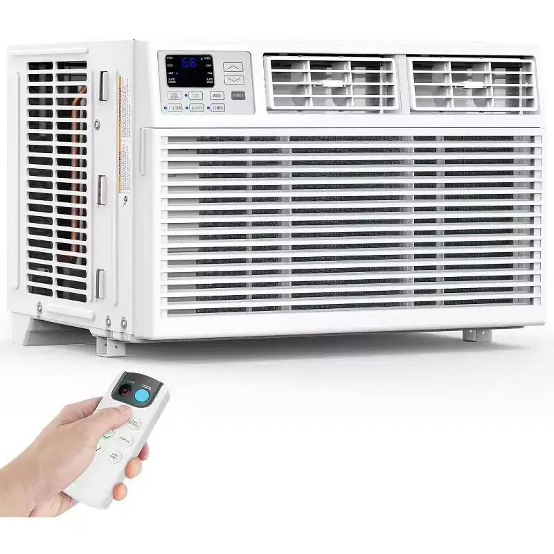 ZAFRO 10,000 BTU Window Air Conditioner Cools up to 450 Sq. ft, Ultra Quiet Window AC Unit with Remote Control