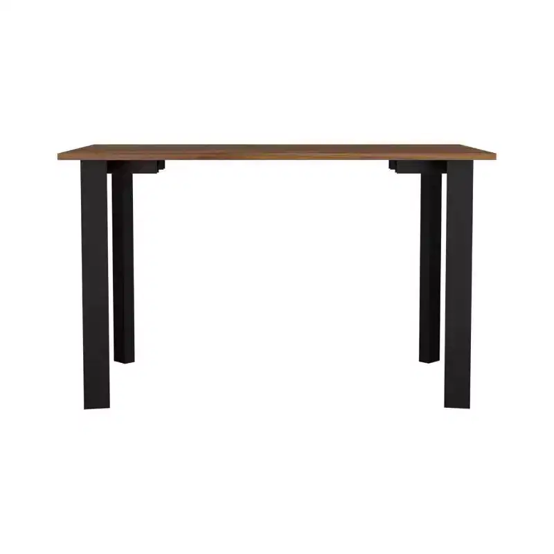 Colombo Computer Desk Brown - Boahaus: Modern Style, Adult Assembly, Scratch-Resistant Surface