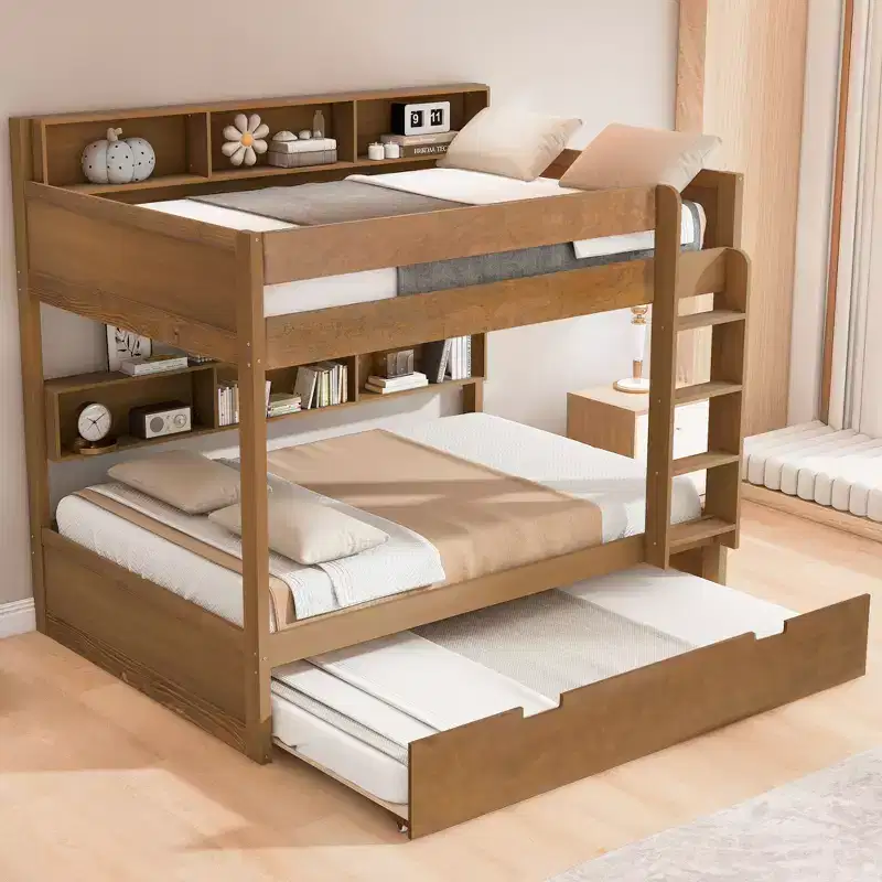 GDFStudio Hernandez Bunk Bed with Trundle