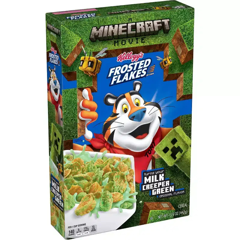 Kellogg's Frosted Flakes Minecraft Breakfast Cereal - 15.6oz