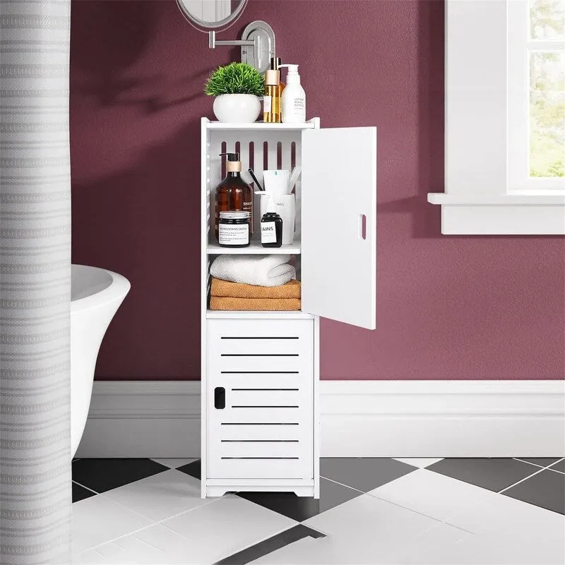 Small Waterproof Bathroom Cabinets Free Standing - 8.7D x 8.7W x 29.5H