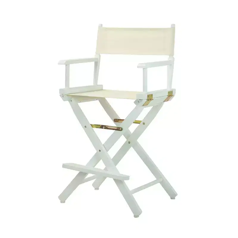 Counter-Height Director's Chair - White Frame