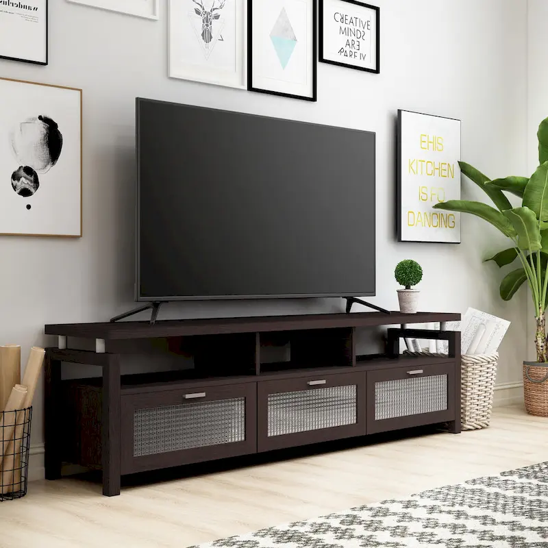 Espresso Contemporary TV Console, 71