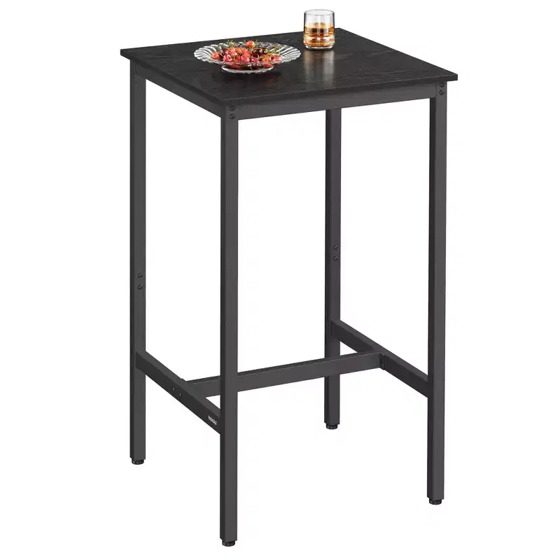 Small High Top Bar Table with Metal Frame – Seats 2