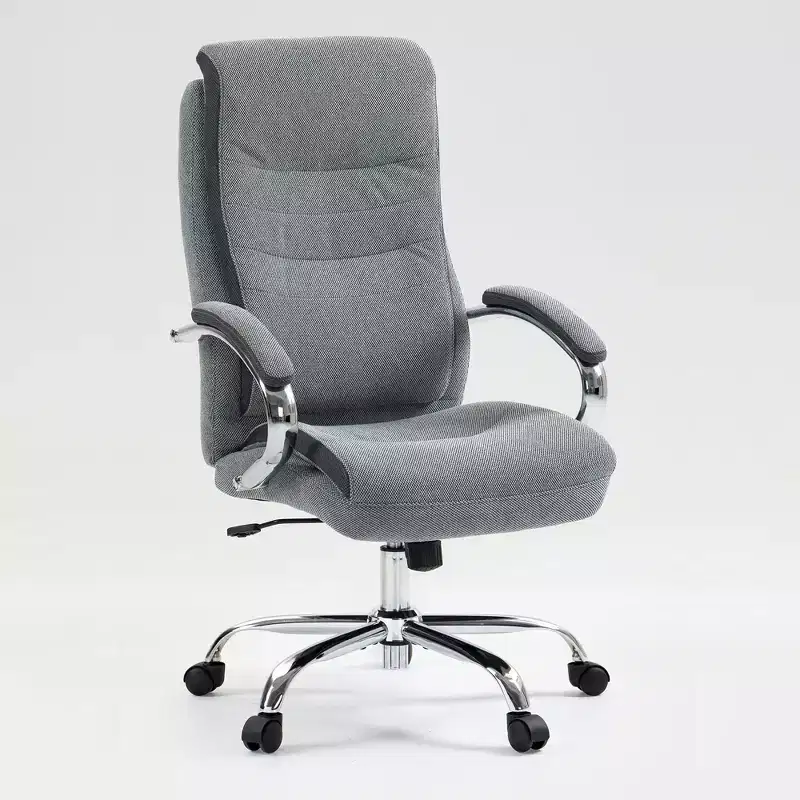TUYOHW Plush Comfort Office Chairs with Sturdy Steel Frame, Cotton Material Swivel Computer Chair,High Back&Skin Friendly,Ergonomic PC Chair
