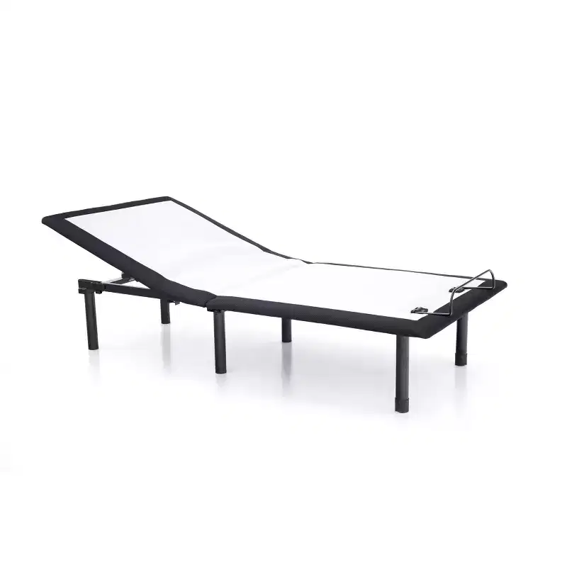 King Adjustable Bed Frame with Battery Backup, USB Ports & Steel Frame