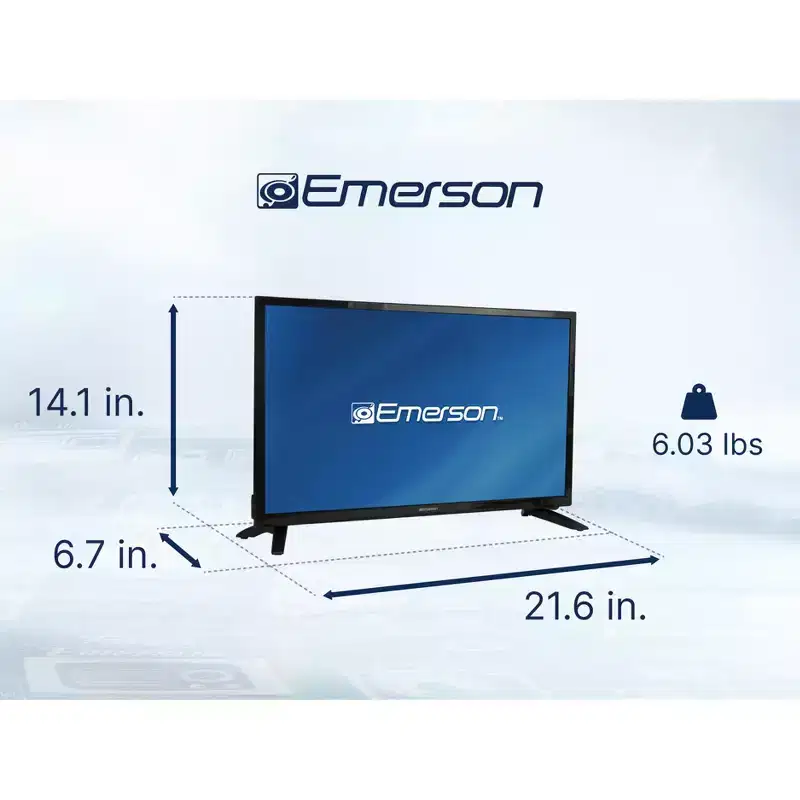 Emerson ESTD-2400 24 inch Class Smart HD LED Television with DVD Player