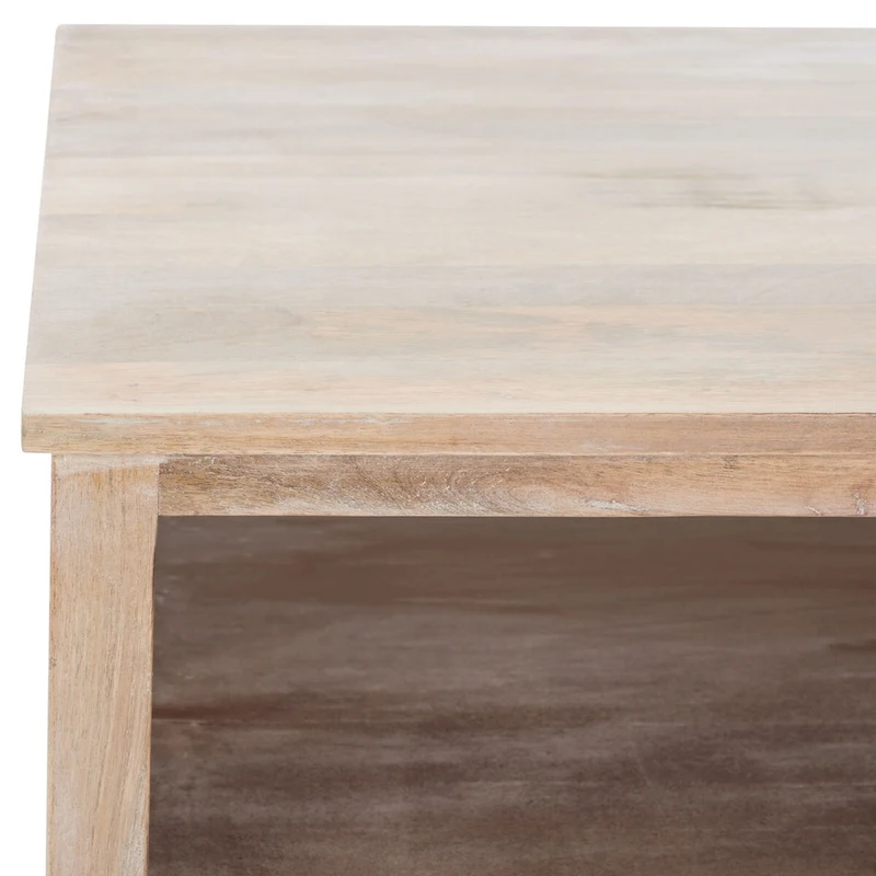 SAFAVIEH Bernardina Square Single Shelf Coffee Table - 34 L x 34 D x 16 H - 34Wx34Dx16H
