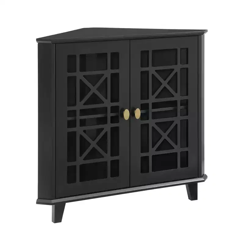 MDF Corner Accent Cabinet 30''H x 32.25''W x 16.75''D