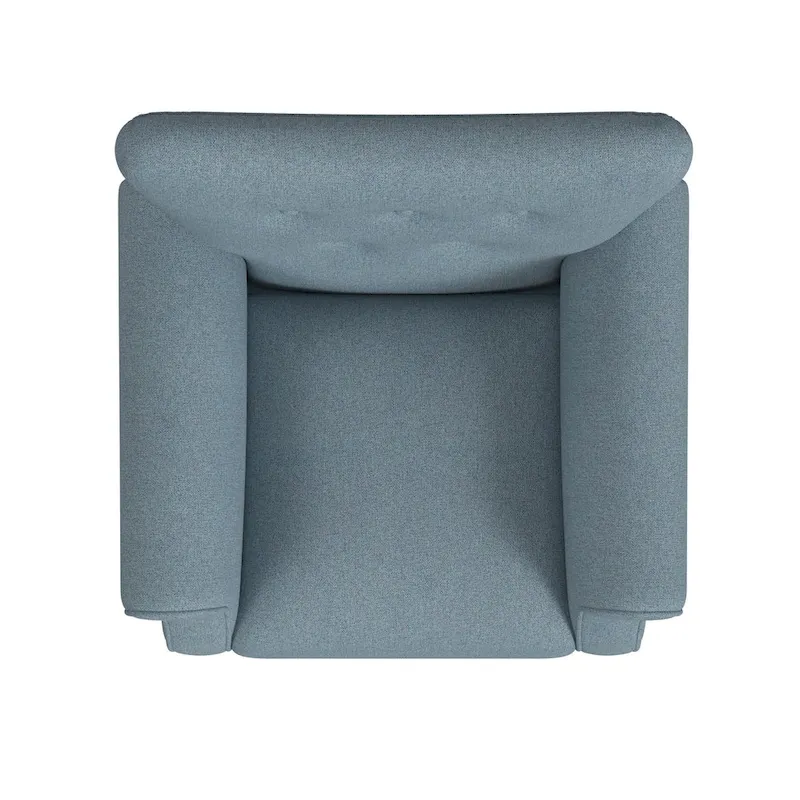 HomePop Rolled Arm Accent Chair