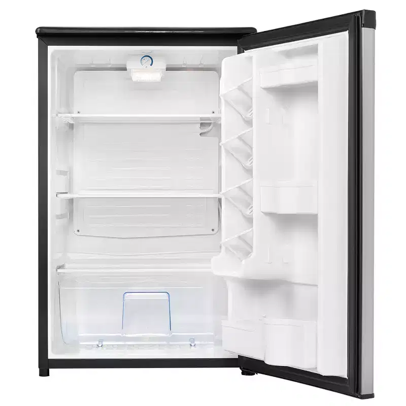 Danby 4.4 cu. ft. Compact Fridge in Stainless Steel Look DAR044A4BSLDD