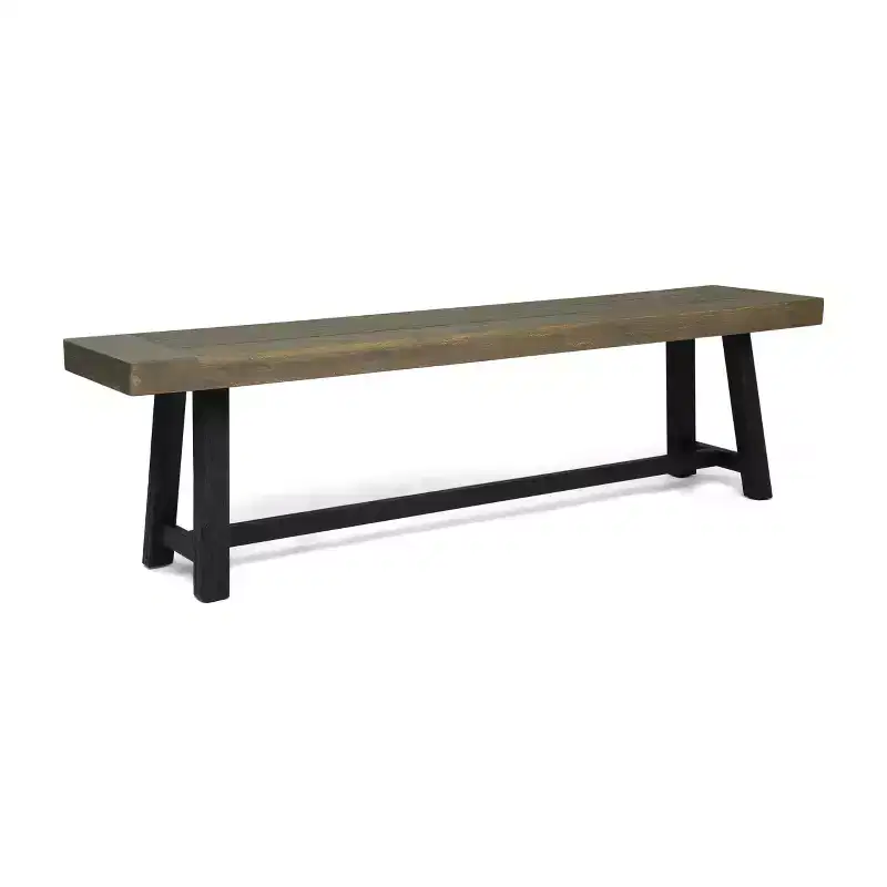 GDFStudio Foster Outdoor 63 Acacia Wood Bench