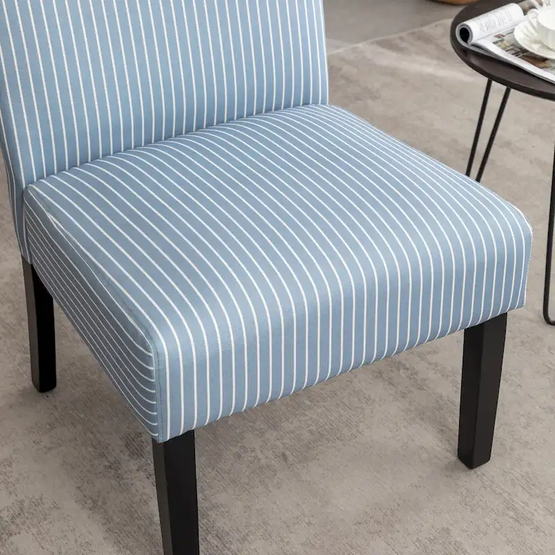Roundhill Furniture Botticelli Upholstered Slipper Accent Chair