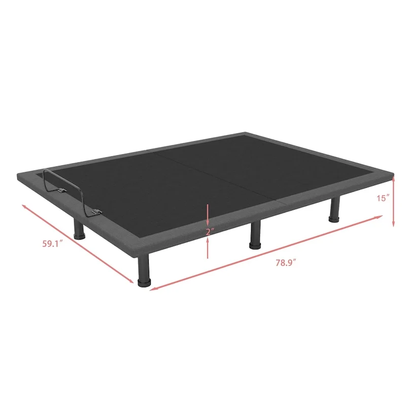 Adjustable Bed Base with Wireless Remote