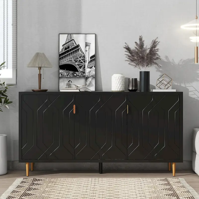 Contemporary TV Stand for TVs up to 70 Inches, Media Center