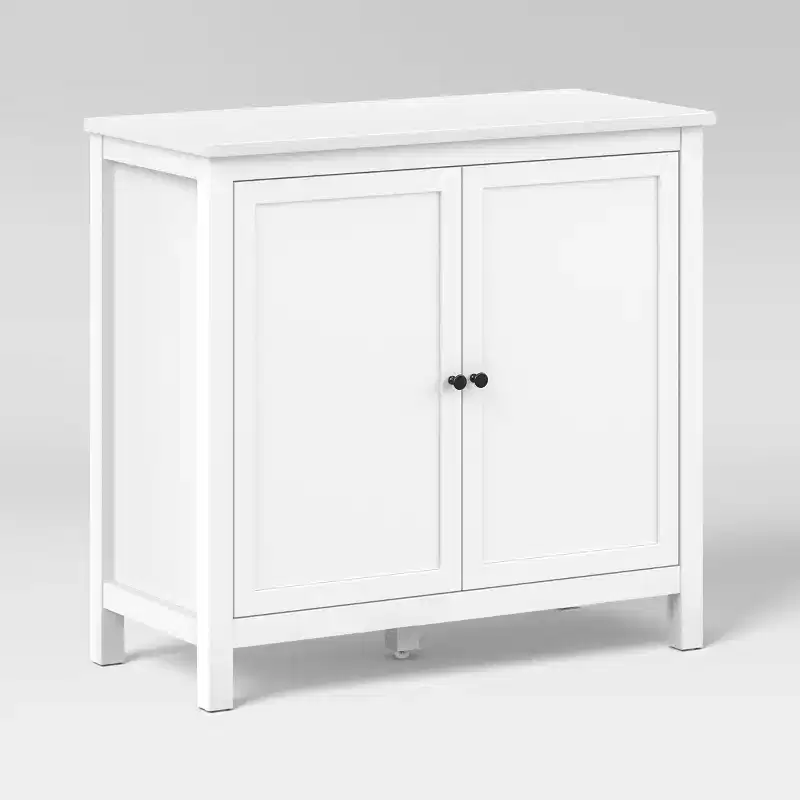 Traditional Multipurpose Storage Cabinet Multipurpose Classic White - Room Essentials™