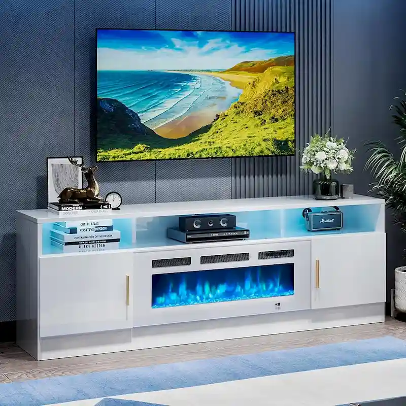 70Fireplace Entertainment Center with 36 Electric Fireplace