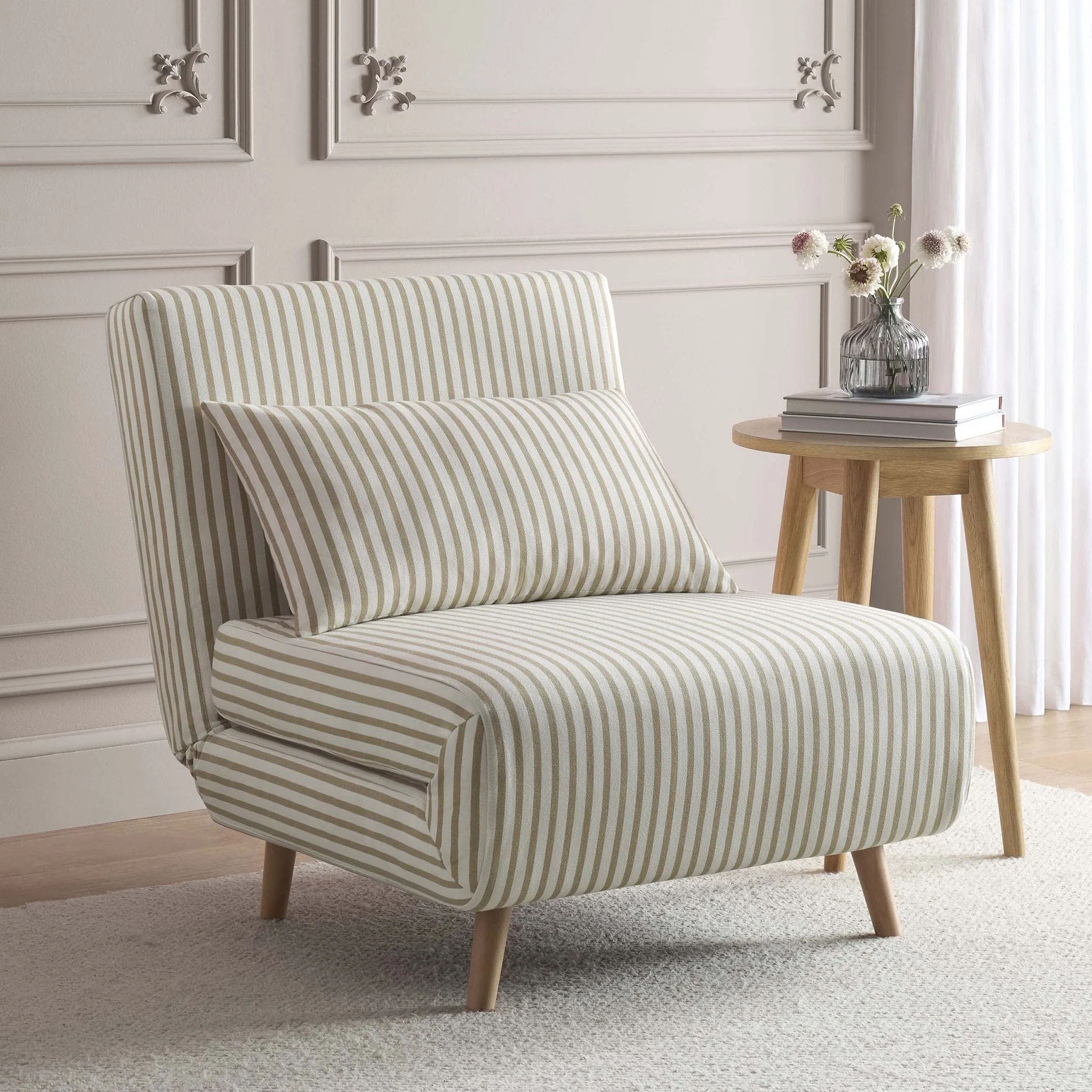 Single Sofa Bed - Stripe
