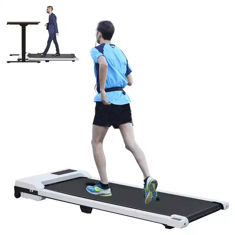 NAYSAYE Walking Pad Spacious Running Area 220 lbs Weight Capacity for Home or Office Workouts, White, 47.64*19.09*4.92
