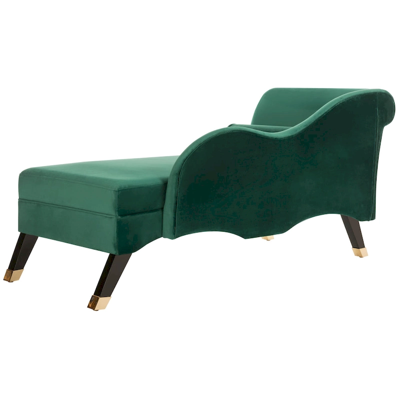 SAFAVIEH Karan Mid-Century Modern Chaise with Pillow - 63Wx28Dx30H