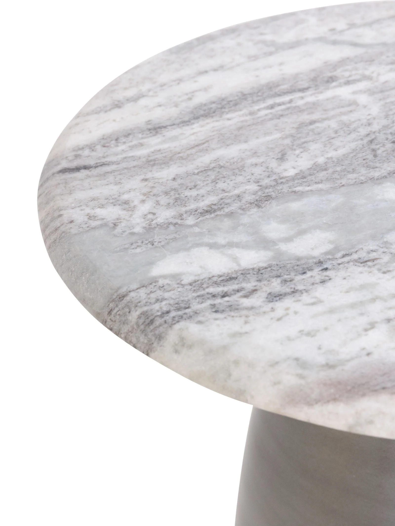 Contemporary Marble Side Table for Living Room