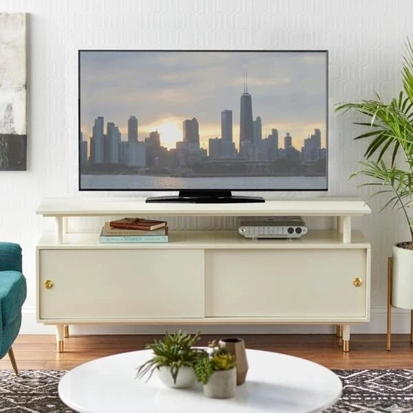 Mid-Century Modern Wood TV Stand