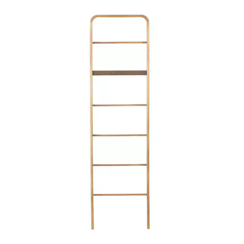 Elegant Wood Ladder Towel Rack