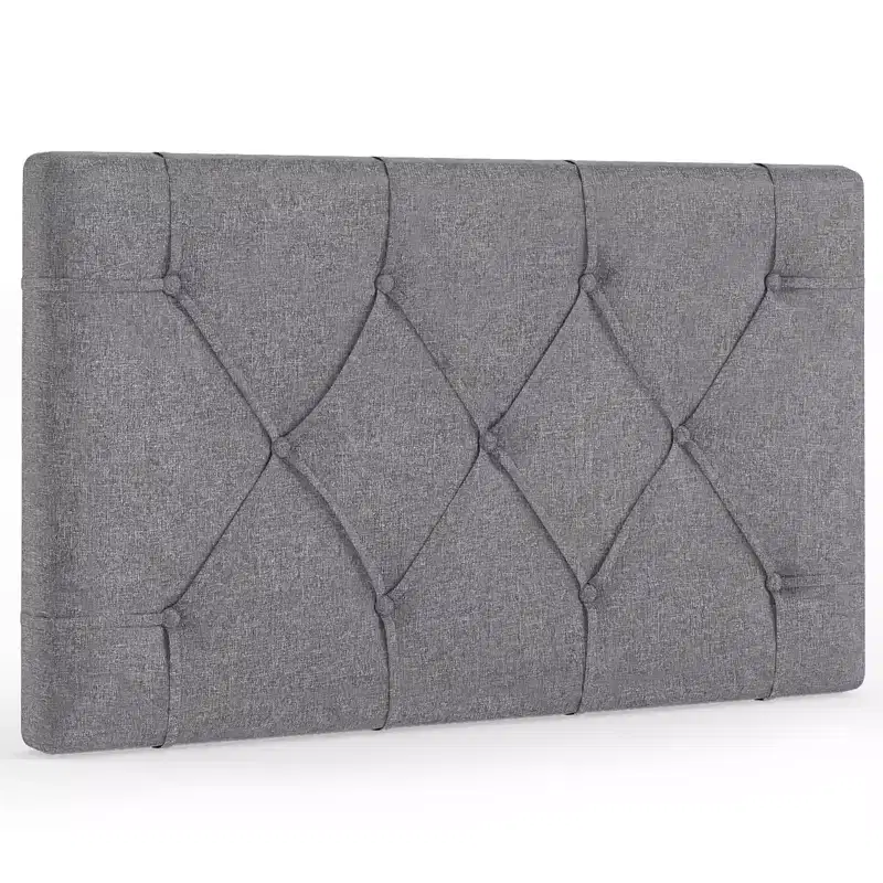 Upholstered Headboard for Twin Size Bed with Fabric Upholstery, Adjustable Height